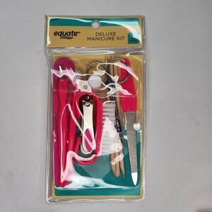 Equate Deluxe Manicure Kit - Nail Kit - Pink